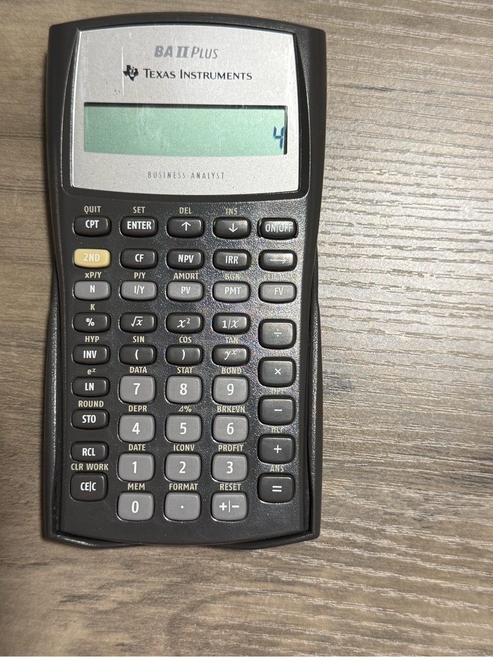 Texas Instruments BA II Plus Financial Calculator - Picture 3 of 9